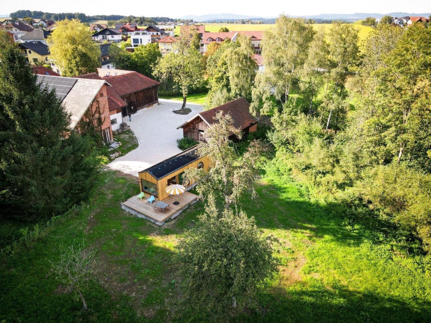 Die Klingerei - Tiny House Wiese Villa Seewalchen Exterior photo